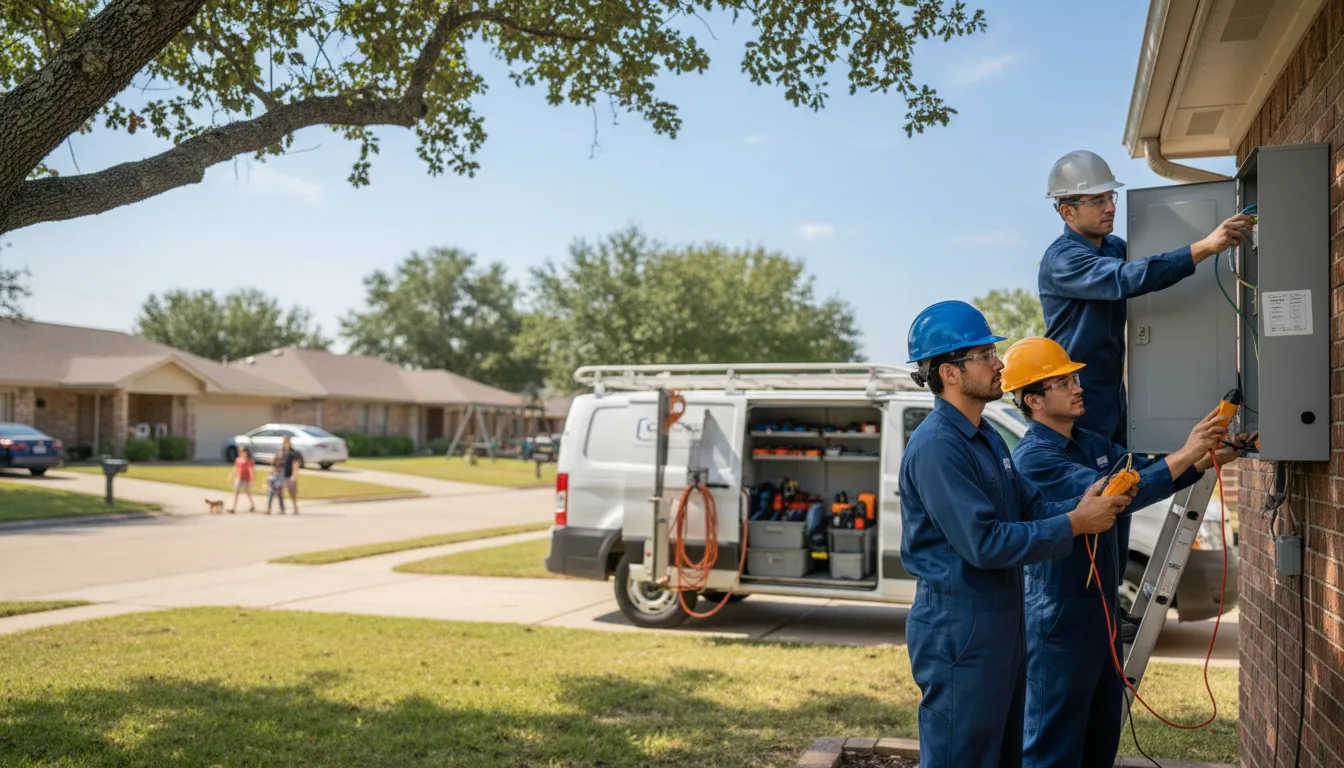 Certified electrician providing emergency electrical services in Moulton, AL